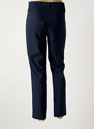 Pantalon droit taille élastique bleu STREET ONE femme