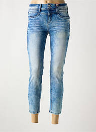 Jeans coupe slim stretch taille haute bleu STREET ONE femme