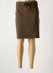 Jupe mi-longue marron CECIL pour femme seconde vue