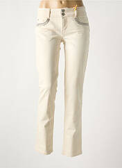 Pantalon slim beige STREET ONE pour femme seconde vue