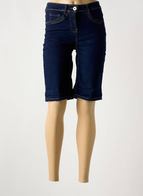 Bermuda bleu CECIL pour femme