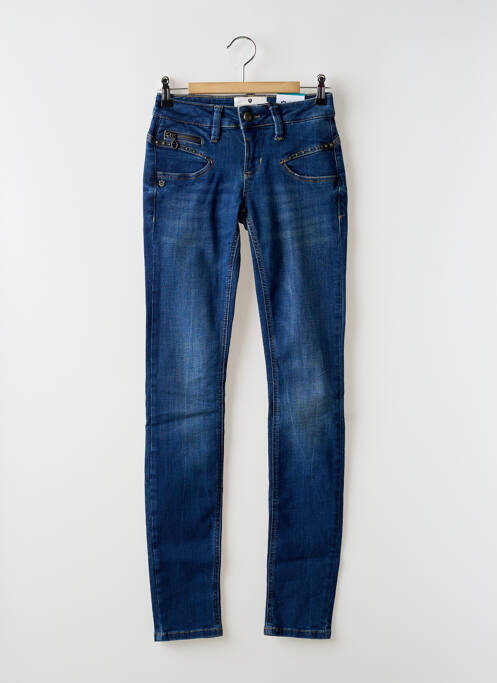 Jeans coupe slim bleu FREEMAN T.PORTER pour femme