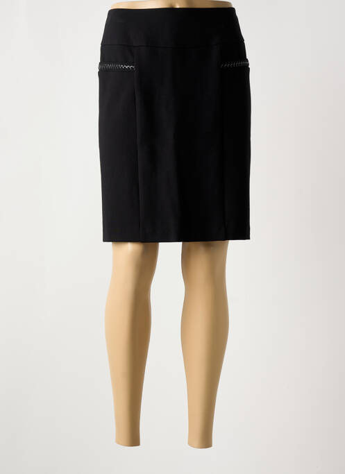 Jupe mi-longue noir MAE MAHE pour femme