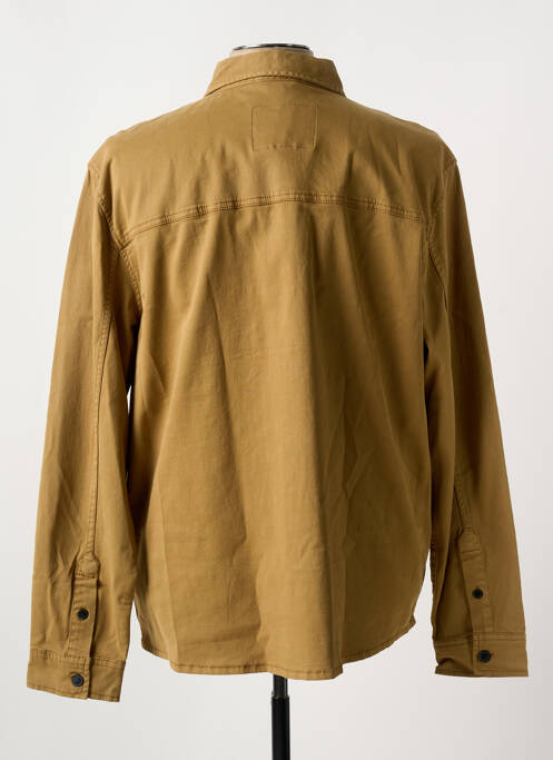 Chemise manches longues beige STREET ONE pour homme