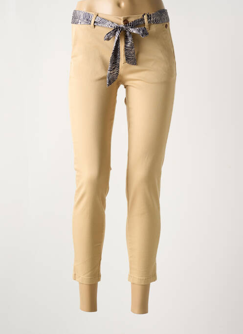 Pantalon 7/8 beige FREEMAN T.PORTER pour femme