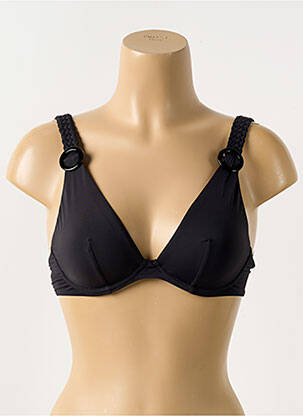 Haut de maillot de bain stretch haut soutien-gorge emboitant noir AUBADE femme