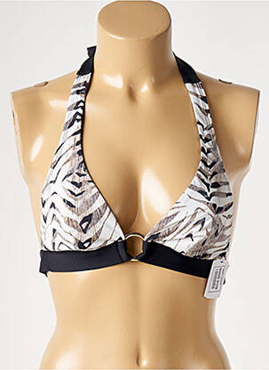 Haut de maillot de bain stretch haut triangles noir AUBADE femme