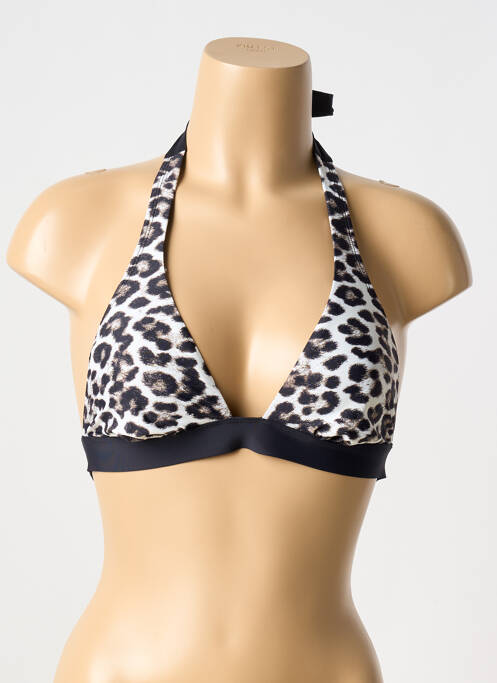 Haut de maillot de bain stretch haut triangles noir AUBADE femme
