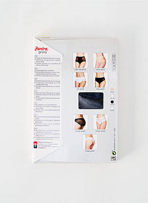 Culotte tissage dentelle noir JANIRA femme
