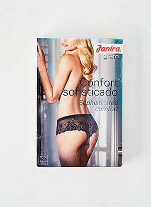 Culotte tissage dentelle gris JANIRA femme