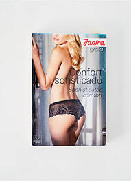 Culotte tissage dentelle gris JANIRA femme