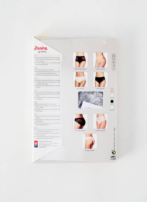 Culotte gris JANIRA pour femme