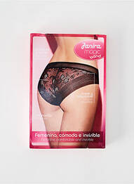 Culotte tissage dentelle marron JANIRA femme