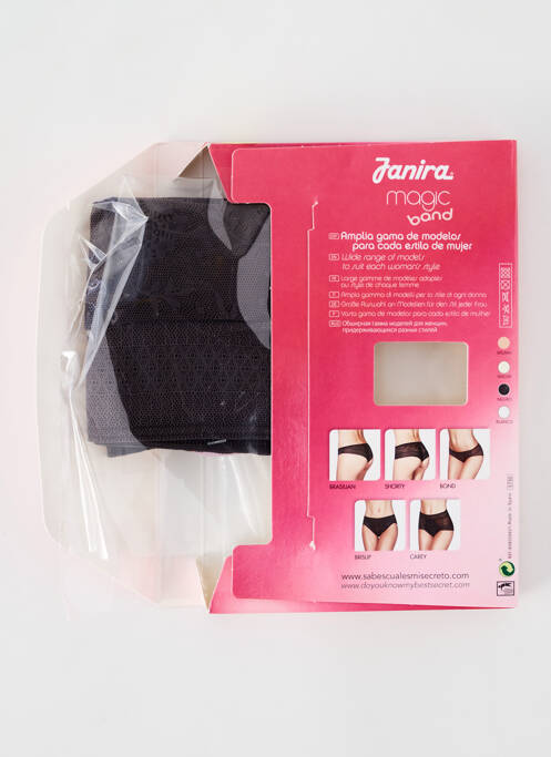 Culotte tissage dentelle marron JANIRA femme