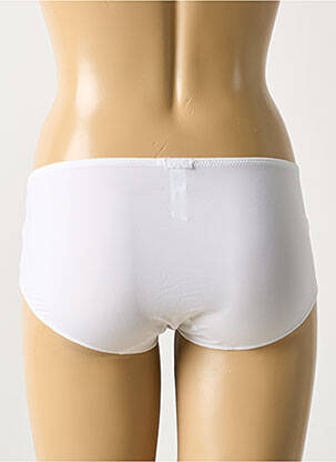 Shorty effet matière satinée blanc MARIE JO femme