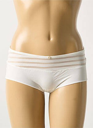 Shorty effet matière satinée beige MARIE JO femme