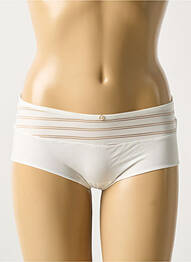 Shorty effet matière satinée beige MARIE JO femme