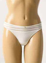 String effet matière satinée beige MARIE JO femme