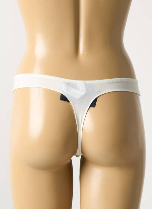 String effet matière satinée beige MARIE JO femme