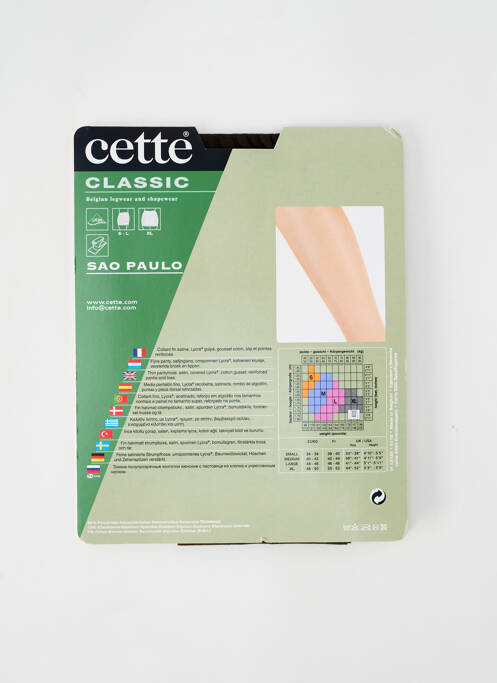 Collants marron CETTE pour femme