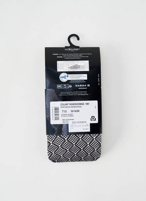 Collants noir LE BOURGET pour femme