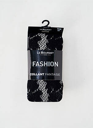 Collants stretch noir LE BOURGET femme