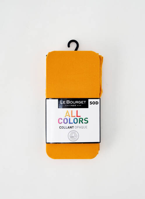 Collants jaune LE BOURGET pour femme