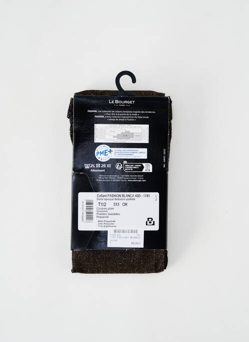 Collants or LE BOURGET pour femme