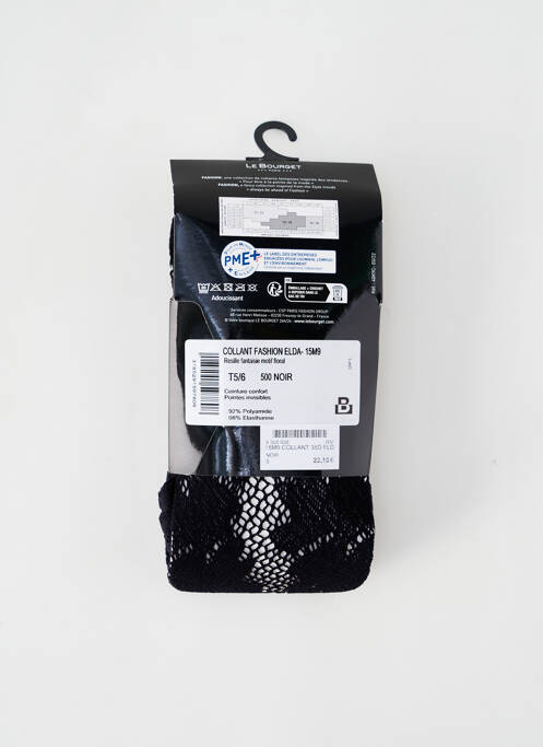 Collants noir LE BOURGET pour femme