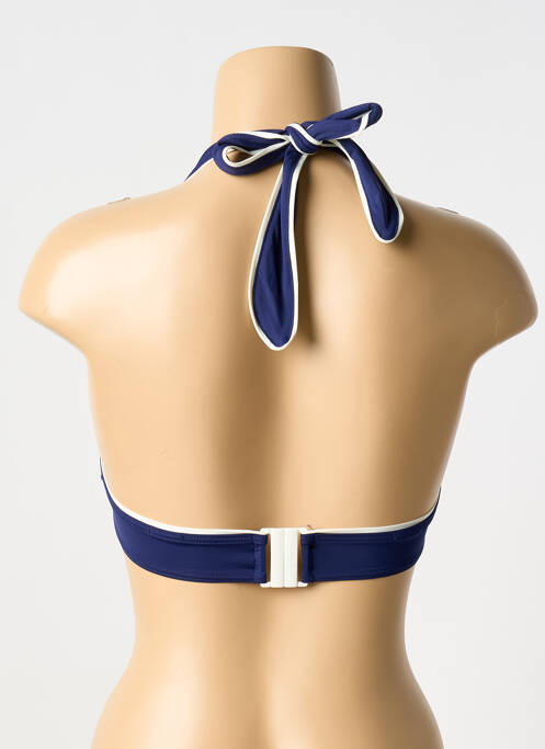 Haut de maillot de bain stretch haut soutien-gorge balconnet bleu AUBADE femme
