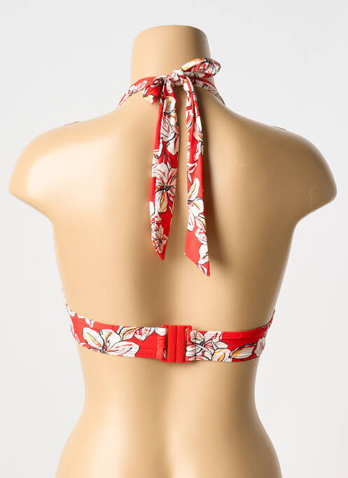 Haut de maillot de bain rouge AUBADE femme