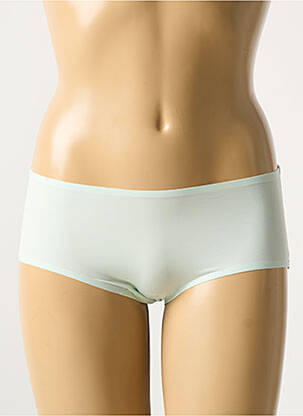 Shorty effet matière satinée vert clair MARIE JO femme