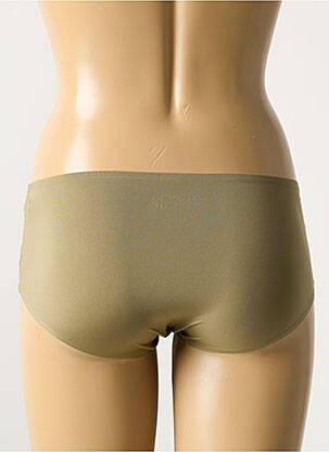 Shorty effet matière satinée vert fonce MARIE JO femme
