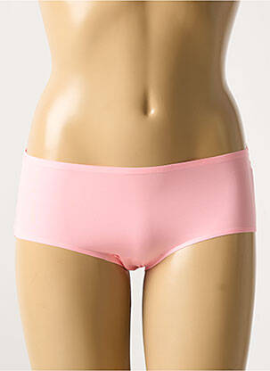 Shorty effet matière satinée rose MARIE JO femme