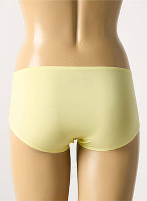 Shorty effet matière satinée jaune MARIE JO femme