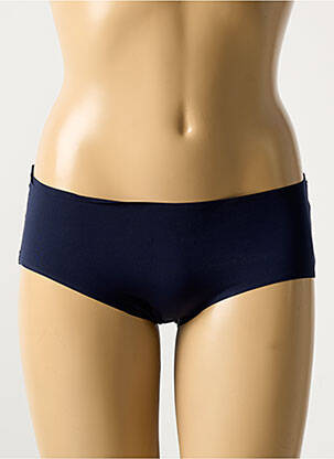 Shorty effet matière satinée bleu fonce MARIE JO femme