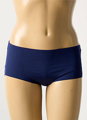 Shorty effet matière satinée bleu MARIE JO femme