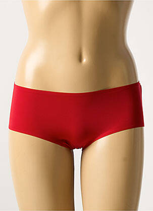 Shorty effet matière satinée rouge MARIE JO femme