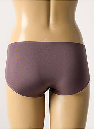 Shorty effet matière satinée violet MARIE JO femme