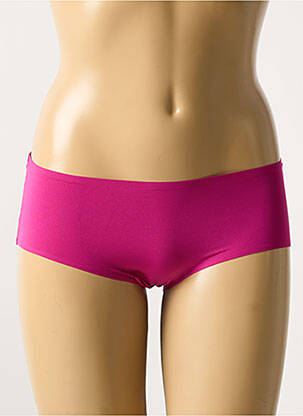 Shorty effet matière satinée rose MARIE JO femme