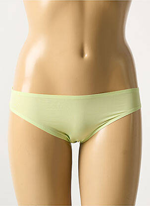 Culotte effet matière satinée vert MARIE JO femme
