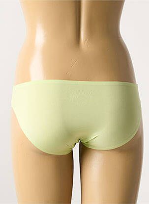 Culotte effet matière satinée vert MARIE JO femme