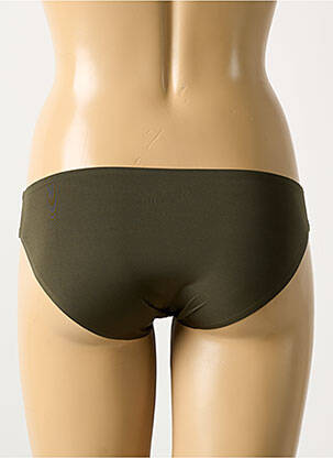 Culotte effet matière satinée vert fonce MARIE JO femme