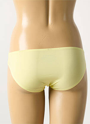 Culotte effet matière satinée jaune MARIE JO femme