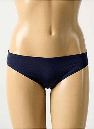 Culotte effet matière satinée bleu MARIE JO femme