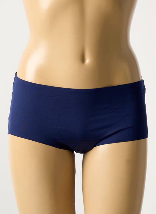 Shorty effet matière satinée bleu MARIE JO femme