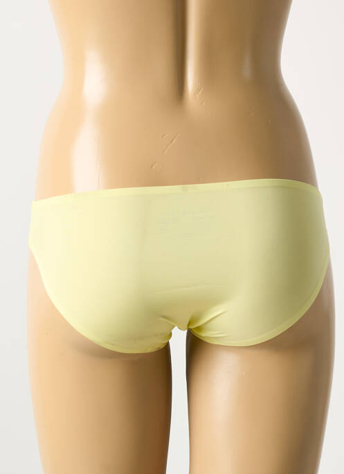 Culotte effet matière satinée jaune MARIE JO femme