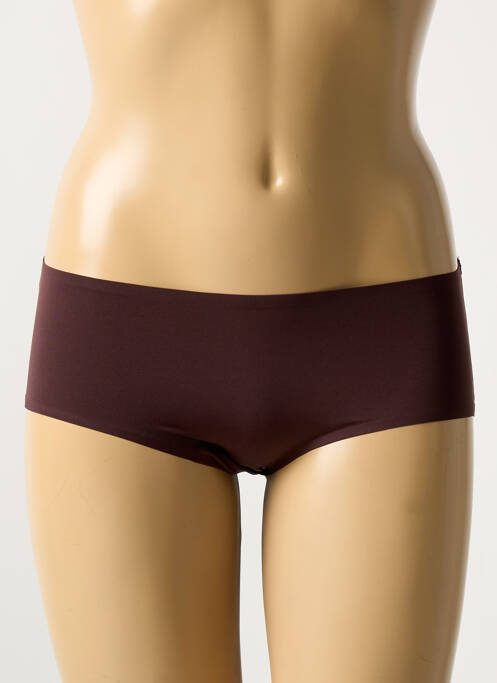 Shorty marron MARIE JO pour femme