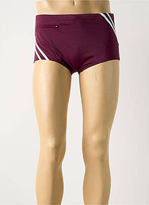 Short de bain tissage popeline violet OLYMPIA homme