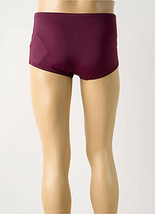 Short de bain tissage popeline violet OLYMPIA homme